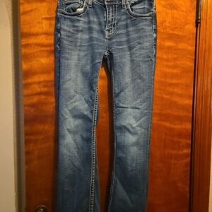 BKE Aiden men's Straight Leg Jeans - Medium Blue Wash